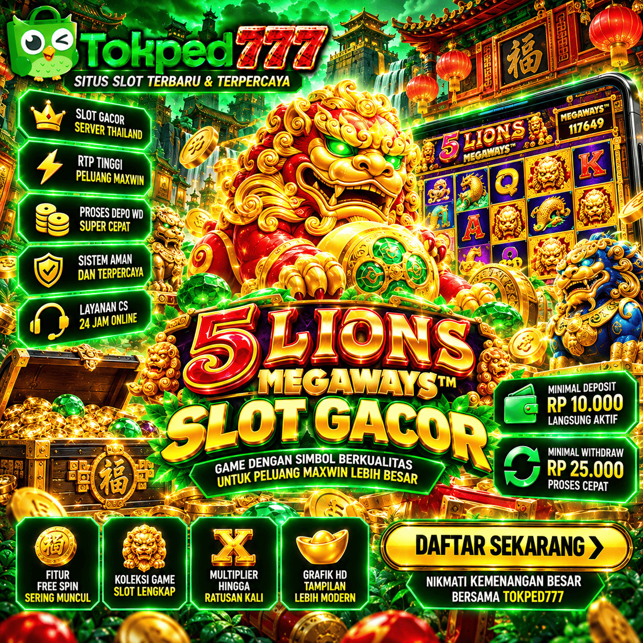 TOKPED777: Akses Slot dan Sportsbook Online Lewat Satu Akun